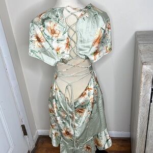 NWOT Floral Mini Dress Sz 12